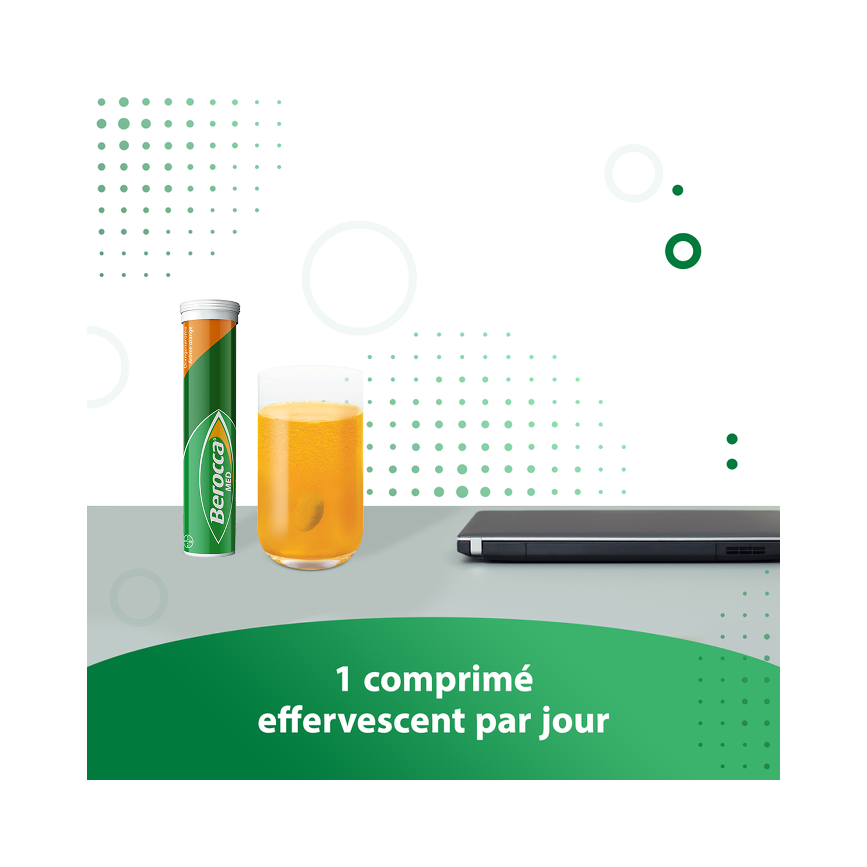1 comprime effervescent par jour