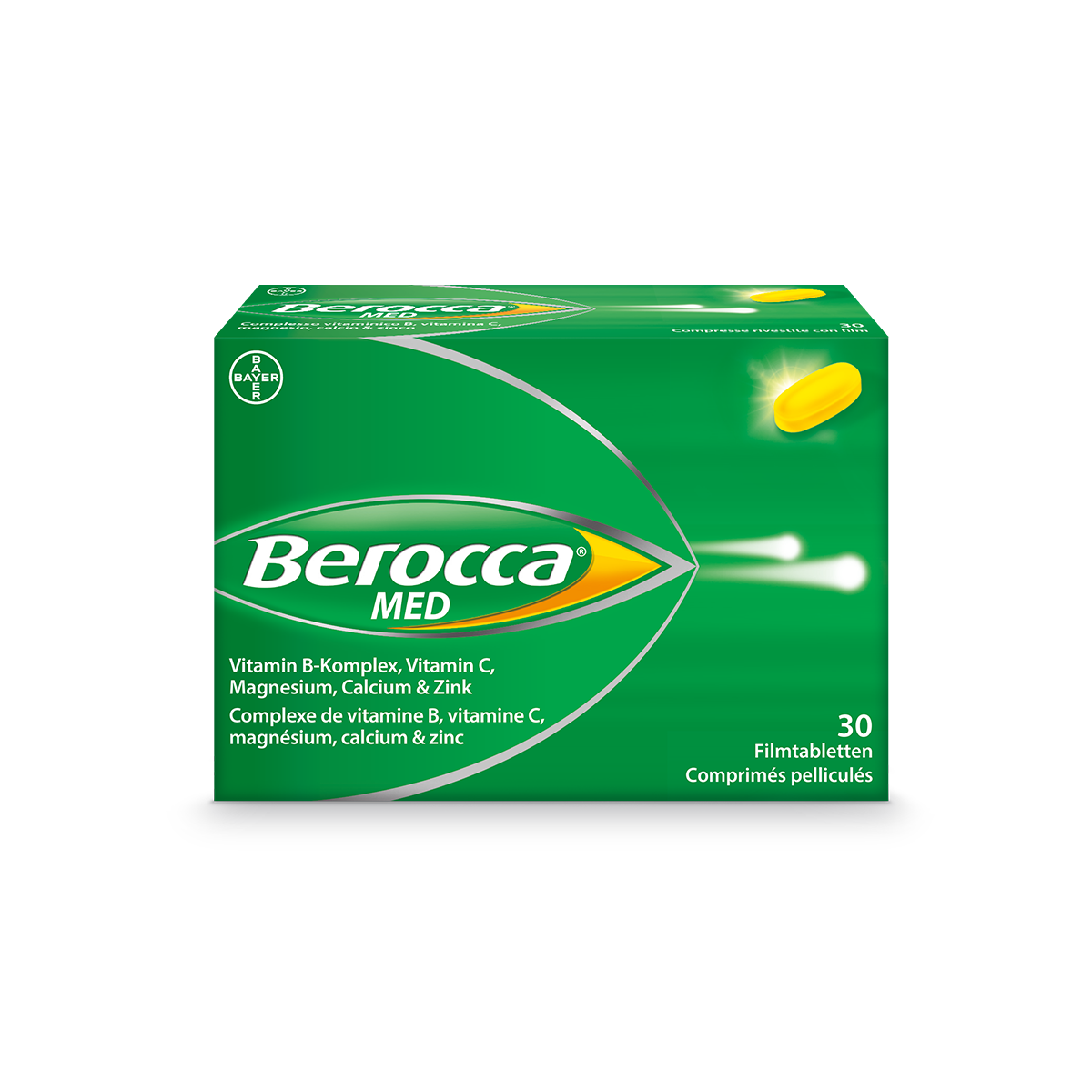 BEROCCA ENERGIE Vitamine B et C, Magnésium et Zinc, 40 comprimés