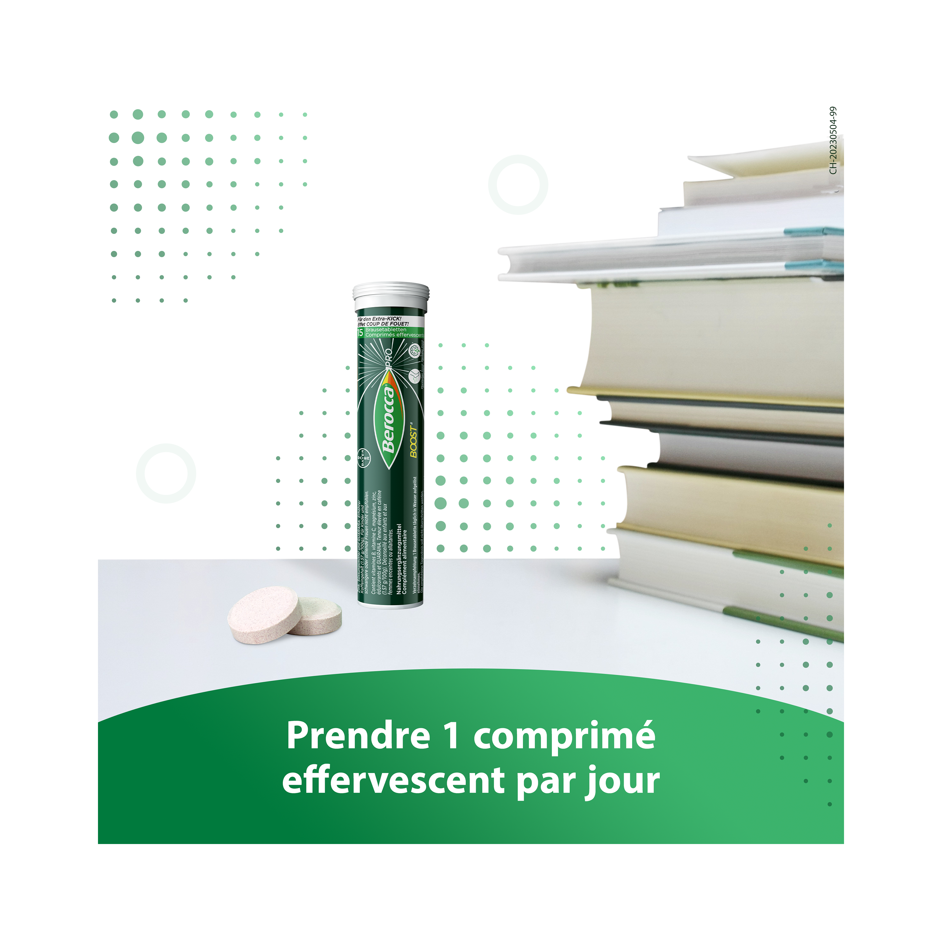 Prendre 1 comprime effervescent par jour