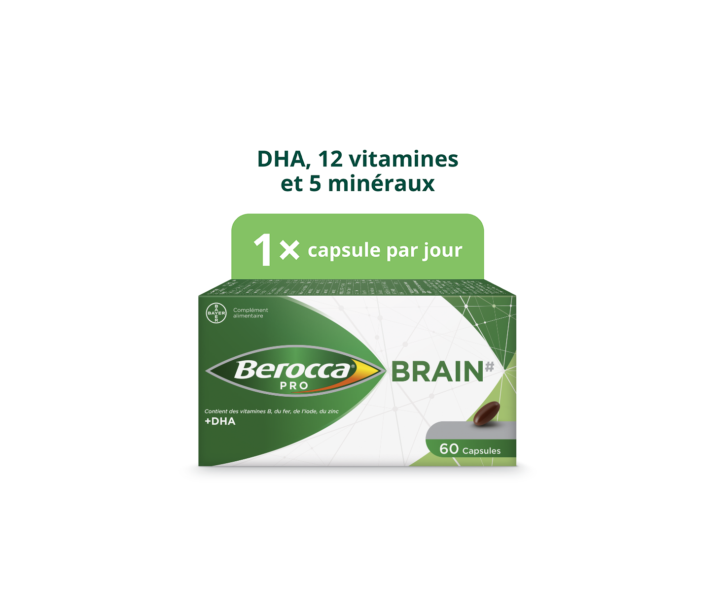 Berocca® PRO BRAIN 1 capsule par jour